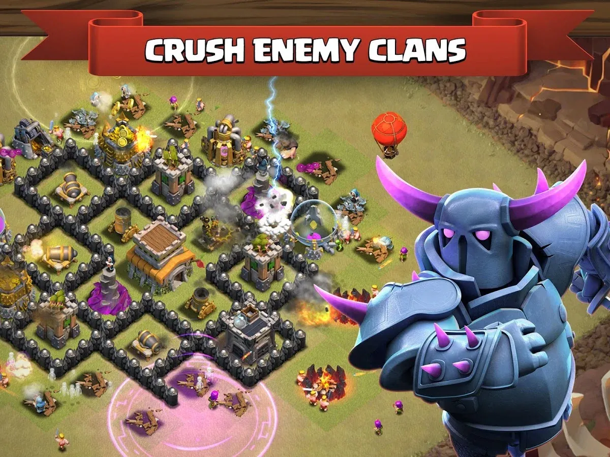 Multiplayer is the focal point of Clash of Clans